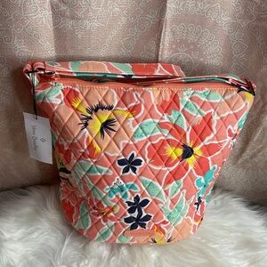 Vera Bradley Floral Quilted Bag - Coral